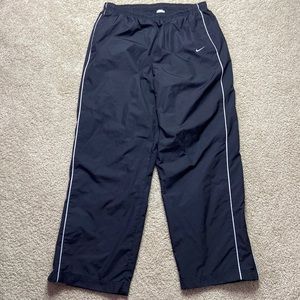 Nike windbreaker Y2K track jogger pants black size XXL. EUC